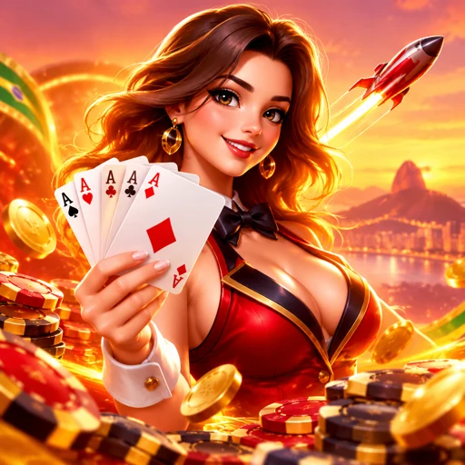 Mesa de Caribbean Stud Poker ao vivo