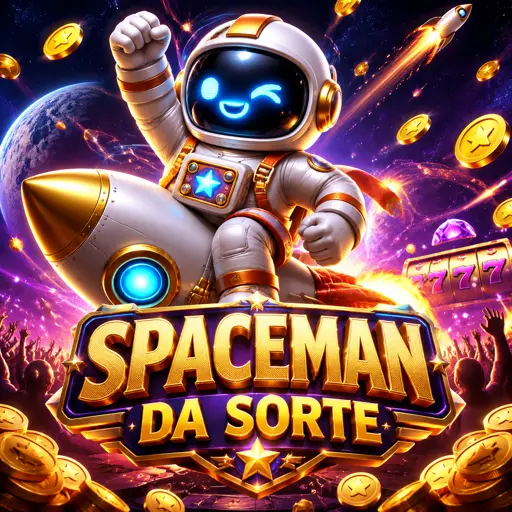 Astronauta flutuando no espaço com multiplicador crescente